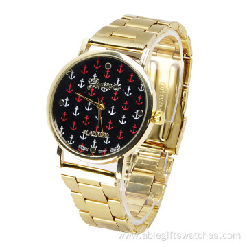 Luxury Men Gold Business Metal Wrist Watch